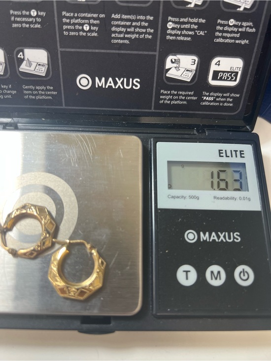 10K yellow gold bohemian hoop earrings main image 7